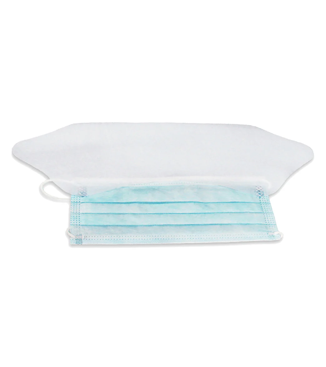 KEMP USA Surgical Face Masks with Ear Loops and Plastic Shield (Pack of 50) - Image 3