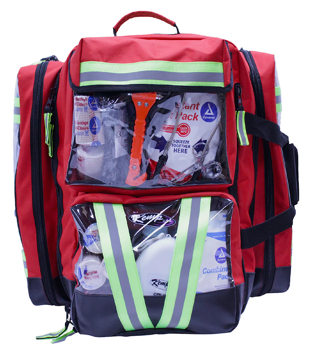 KEMP USA Ultimate EMS Backpack with Clear Pockets - Image 8
