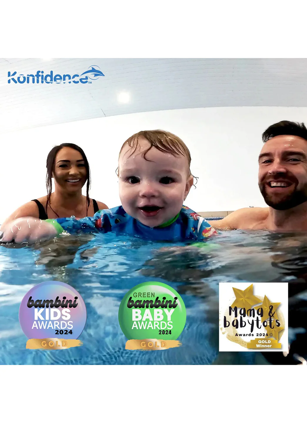 Konfidence Splashy Sunsuit Made With e-Flex™ (Baby) - Image 40