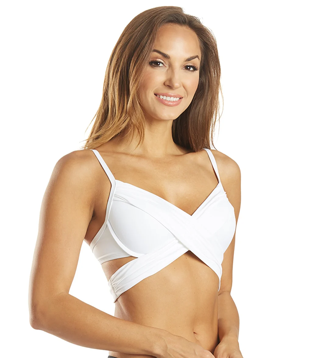 La Blanca Island Goddess Wrap Underwire Bikini Top - Image 9