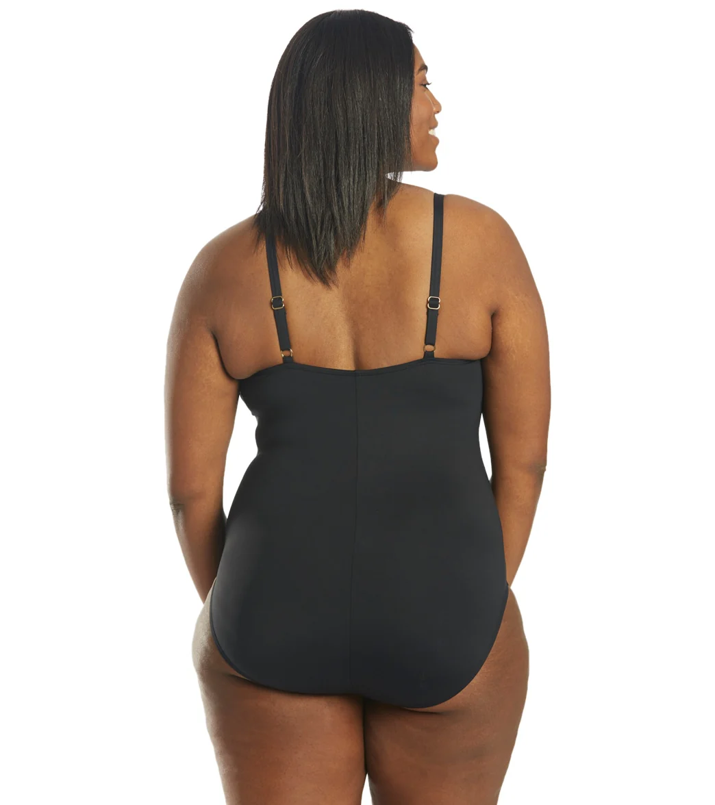 La Blanca Plus Size Island Goddess Lingerie One Piece Swimsuit - Image 13