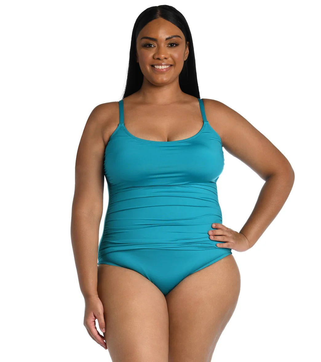 La Blanca Plus Size Island Goddess Lingerie One Piece Swimsuit - Image 15