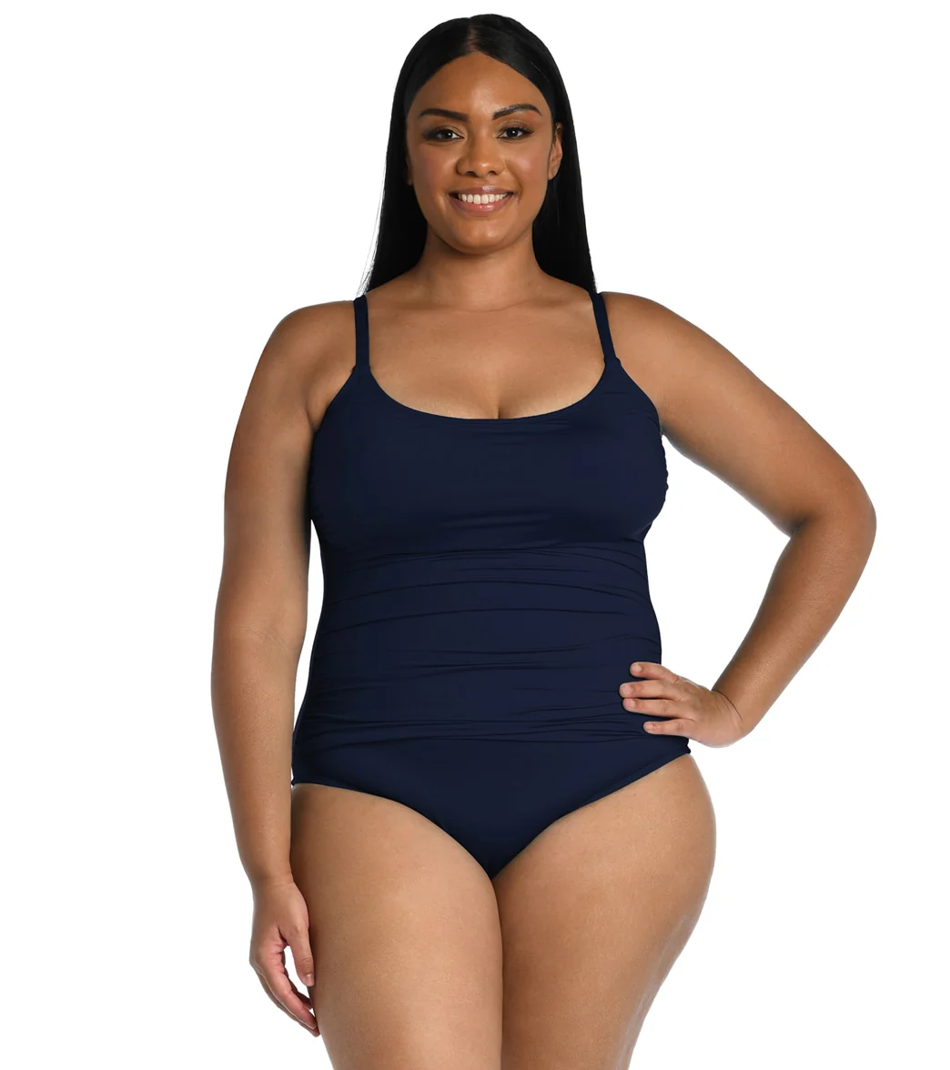 La Blanca Plus Size Island Goddess Lingerie One Piece Swimsuit - Image 20