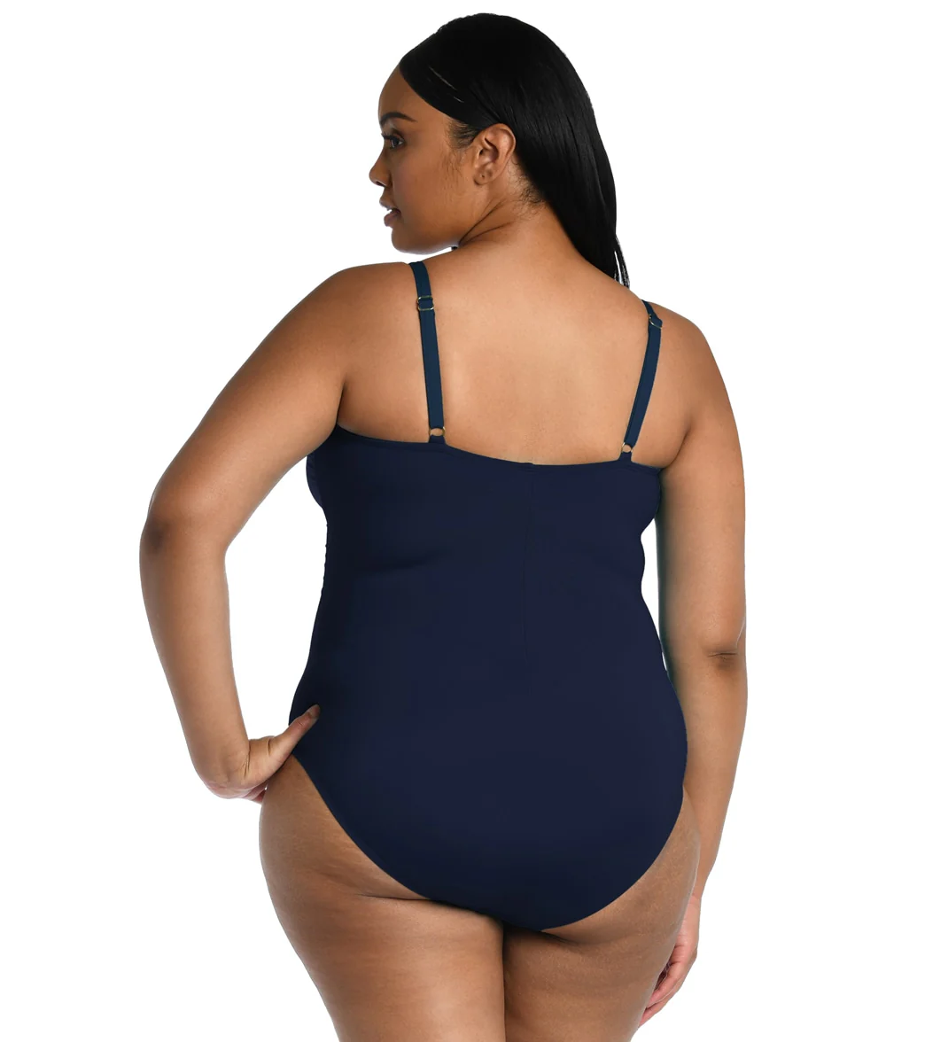 La Blanca Plus Size Island Goddess Lingerie One Piece Swimsuit - Image 21