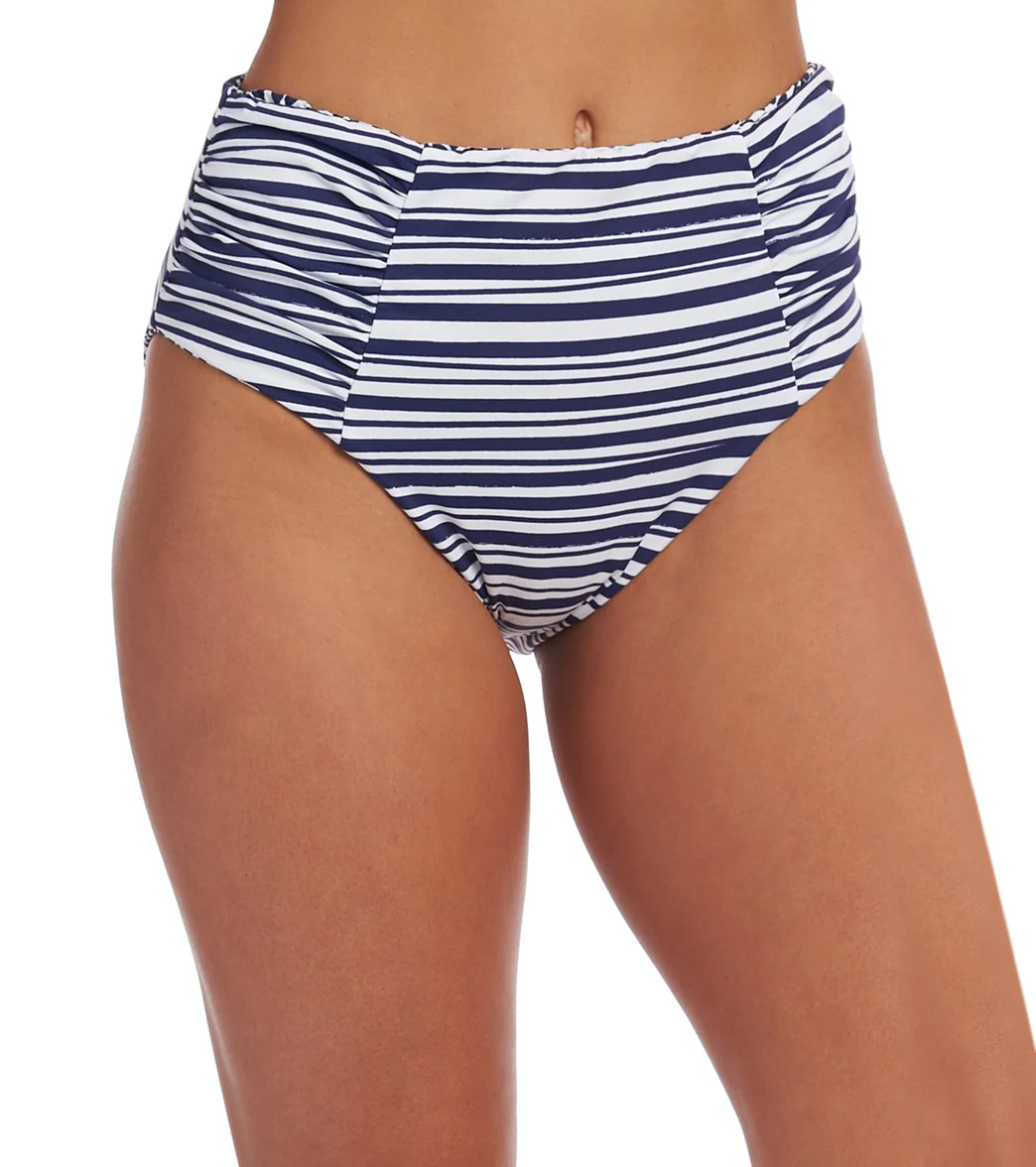 La Blanca Women's Apulia Mix Reversible High Waist Bikini Bottom - Image 3