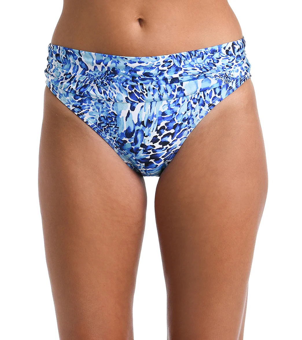 La Blanca Women's Aquatic Nature Shirred Band Hipster Bikini Bottom - Image 6