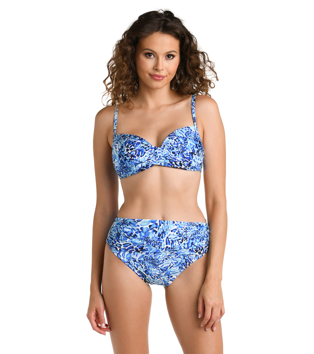 La Blanca Women's Aquatic Nature Wrap Bralette Bikini Top - Image 4