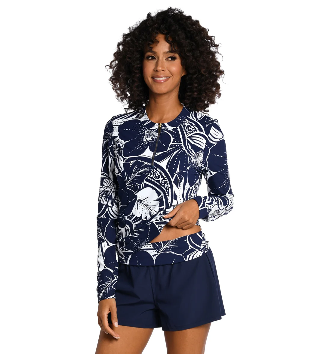 La Blanca Women's At The Playa Rash Guard - Image 4