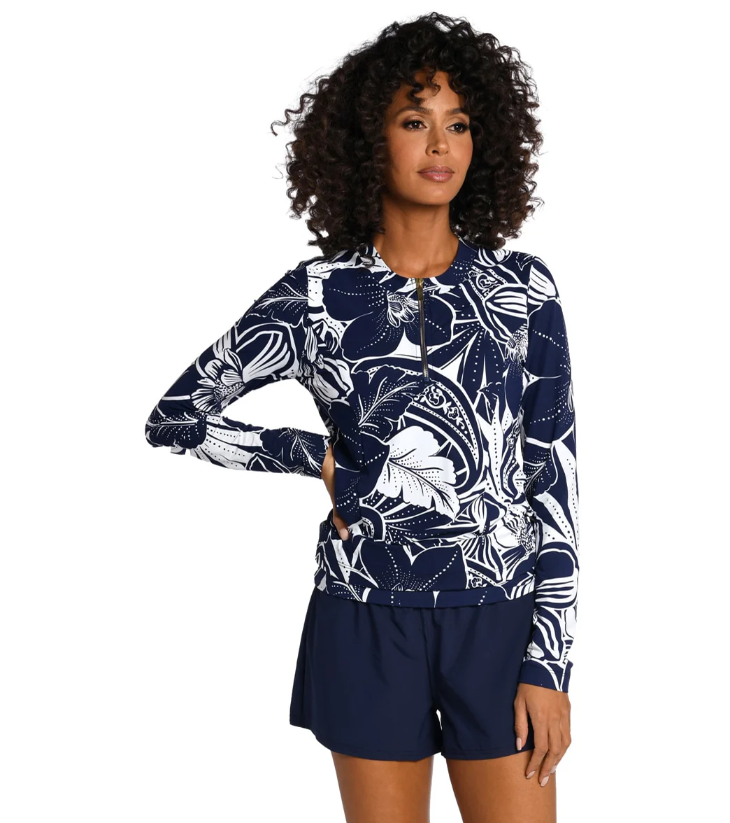 La Blanca Women's At The Playa Rash Guard - Image 7