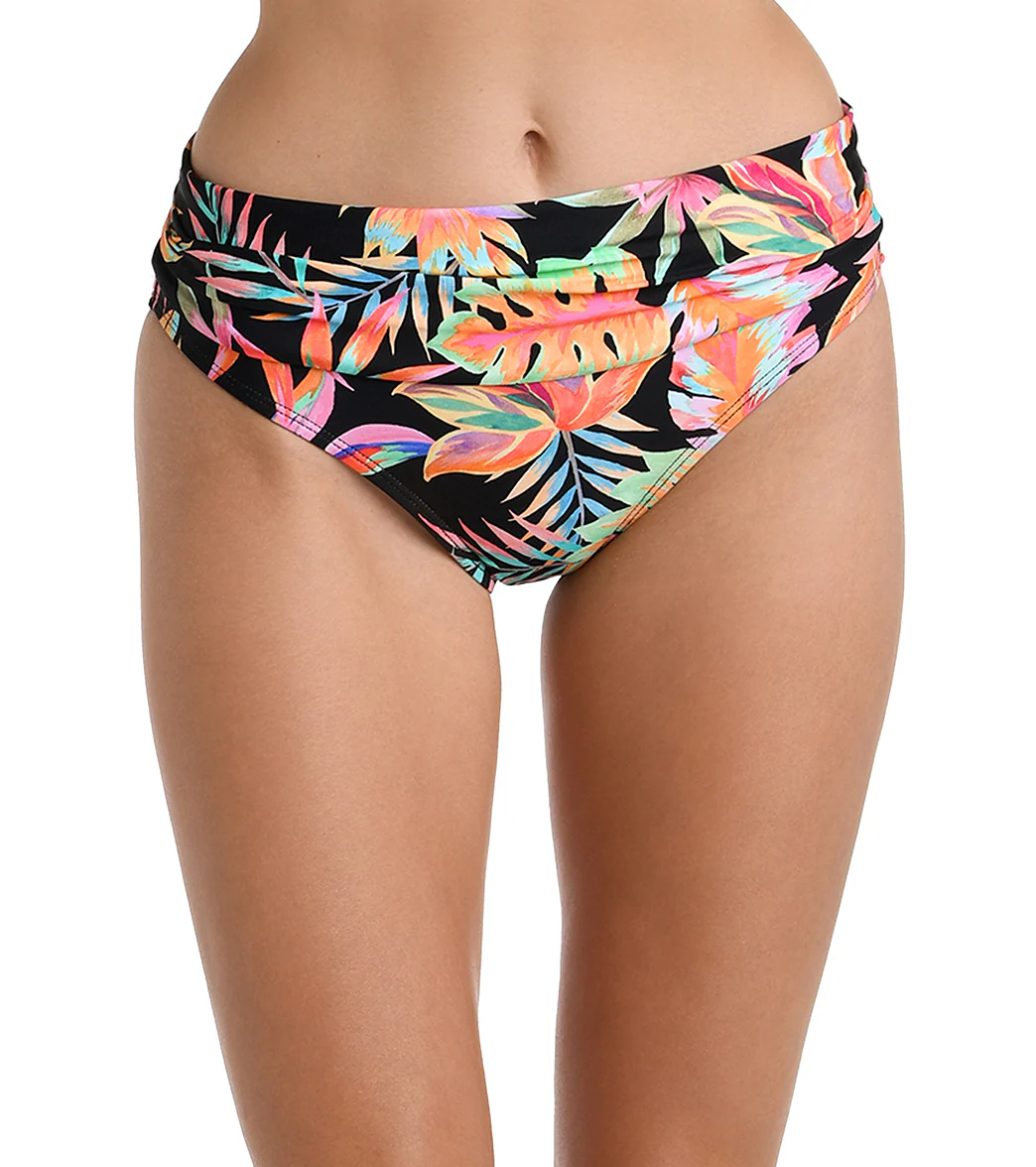 La Blanca Women's Best Escape Shirred Band Hipster Bikini Bottom - Image 5