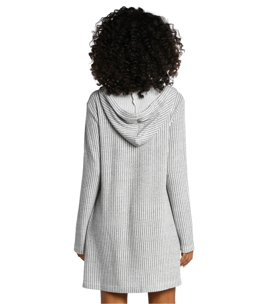 La Blanca Women's Breezy Stripe Hooded Cover Up Tunic - Image 2