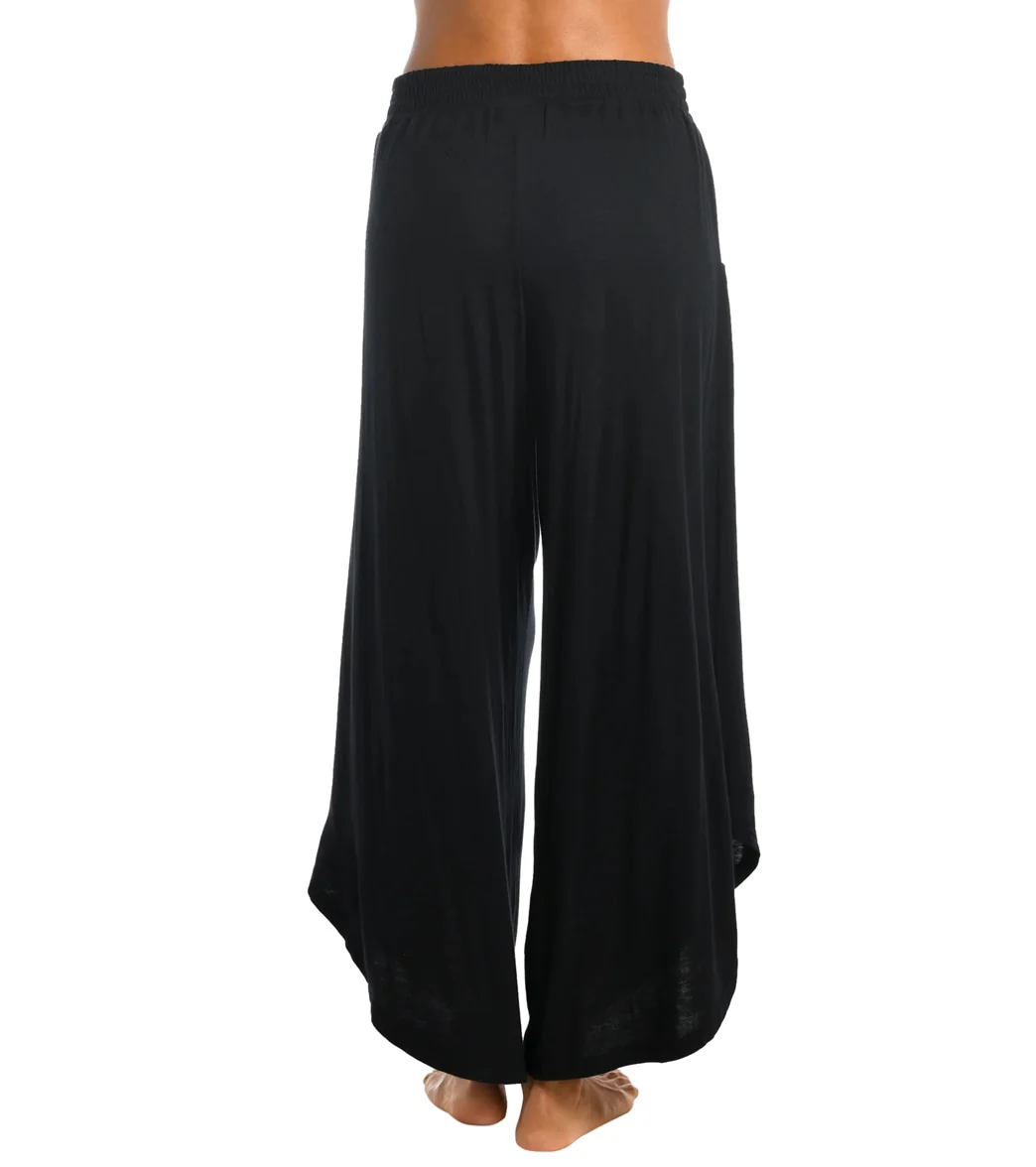 La Blanca Women's Coastal Covers Crochet Side Panel Cover Up Pant - Image 10