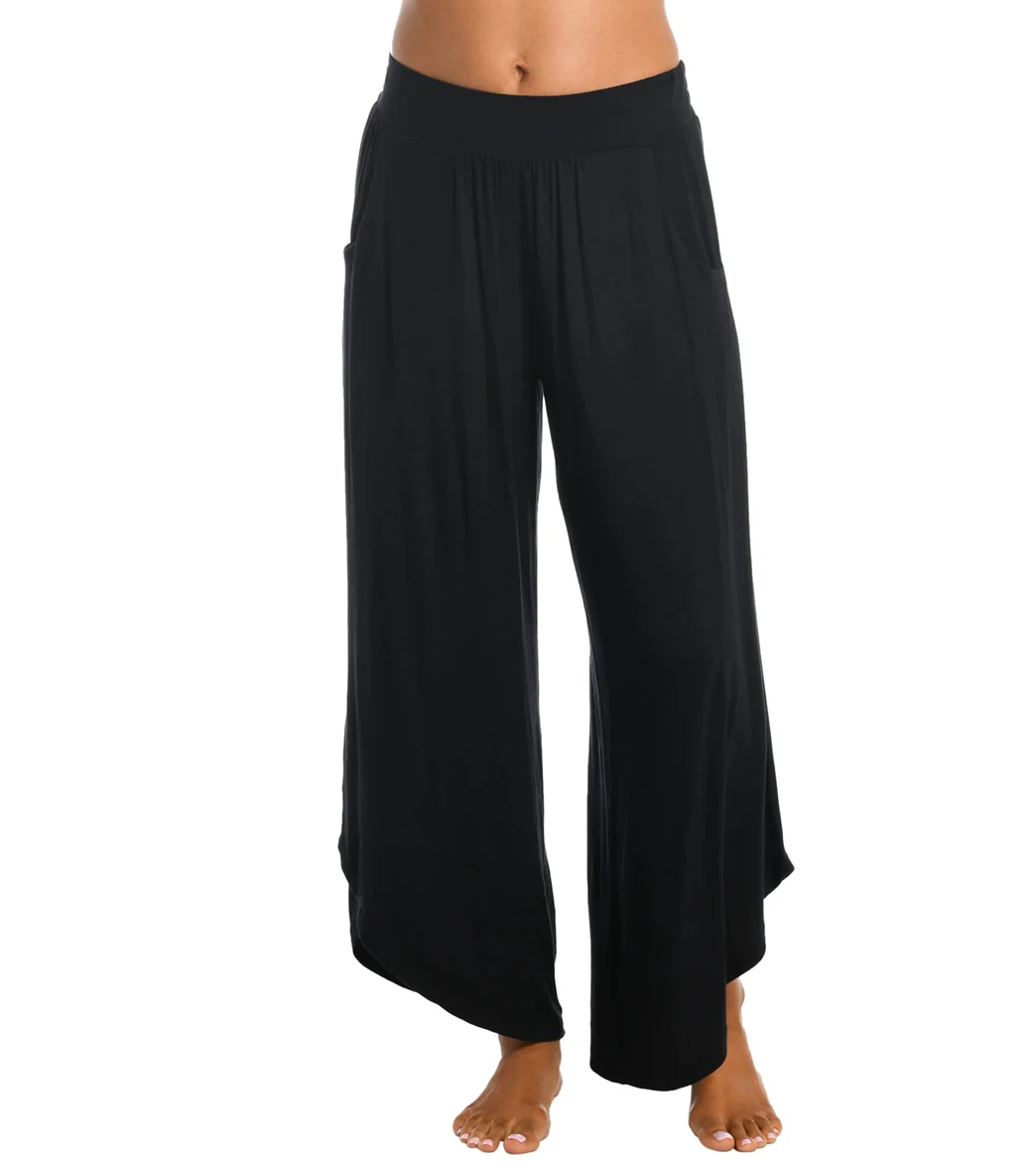 La Blanca Women's Coastal Covers Crochet Side Panel Cover Up Pant - Image 8