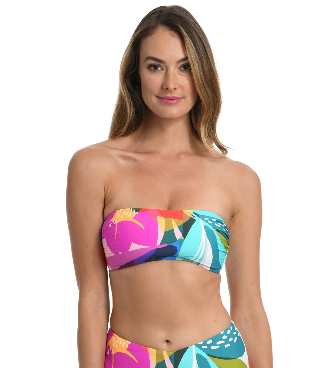 La Blanca Women's Eclectic Shore Bandeau Bikini Top - Image 3