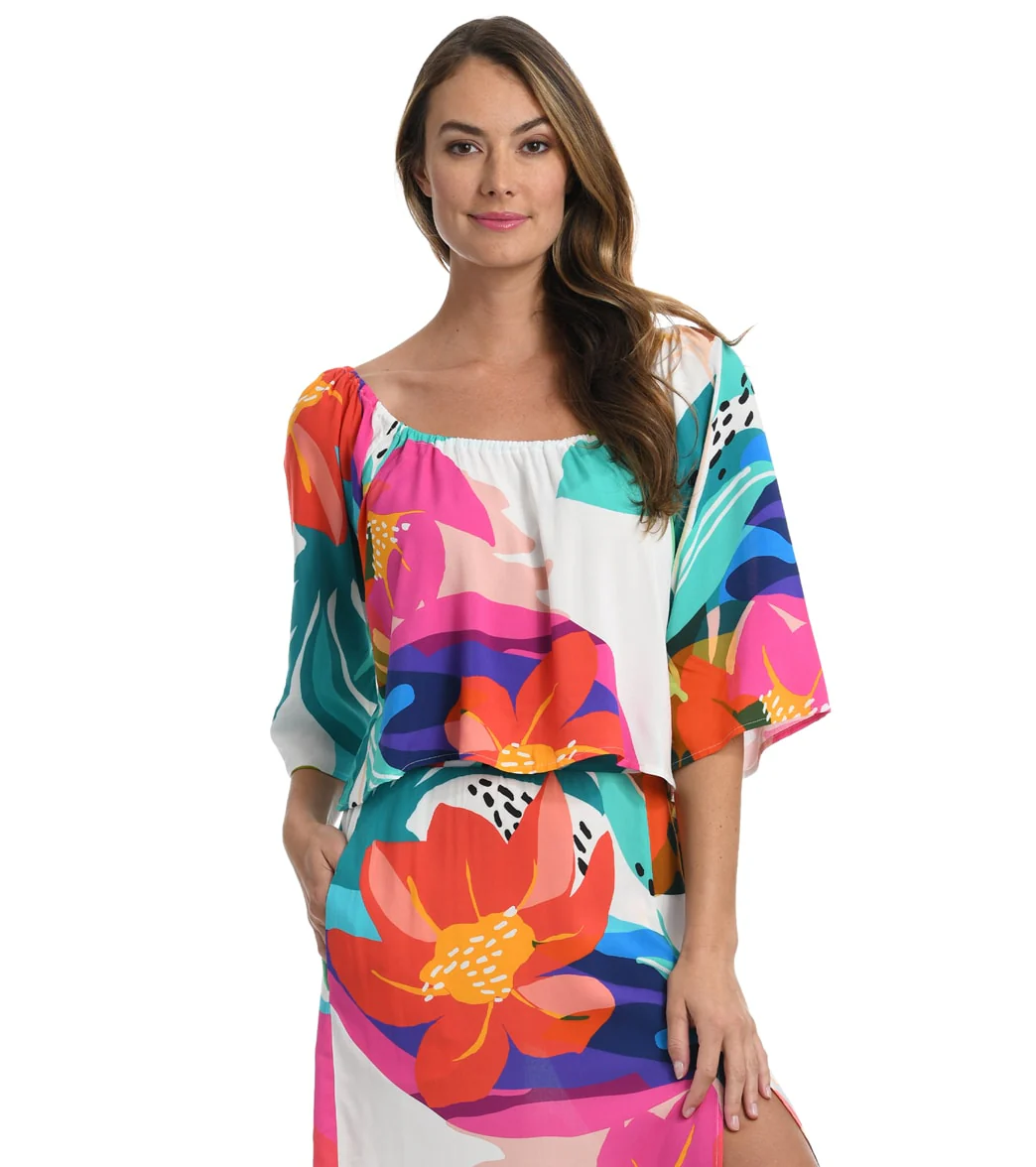 La Blanca Women's Eclectic Shore Bell Sleeve Top - Image 7
