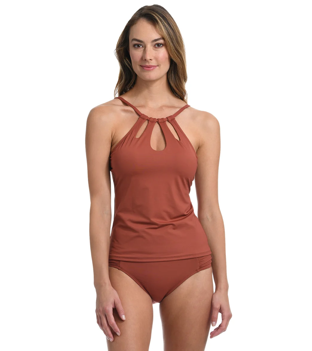 La Blanca Women's Island Goddess High Neck Tankini Top - Image 7
