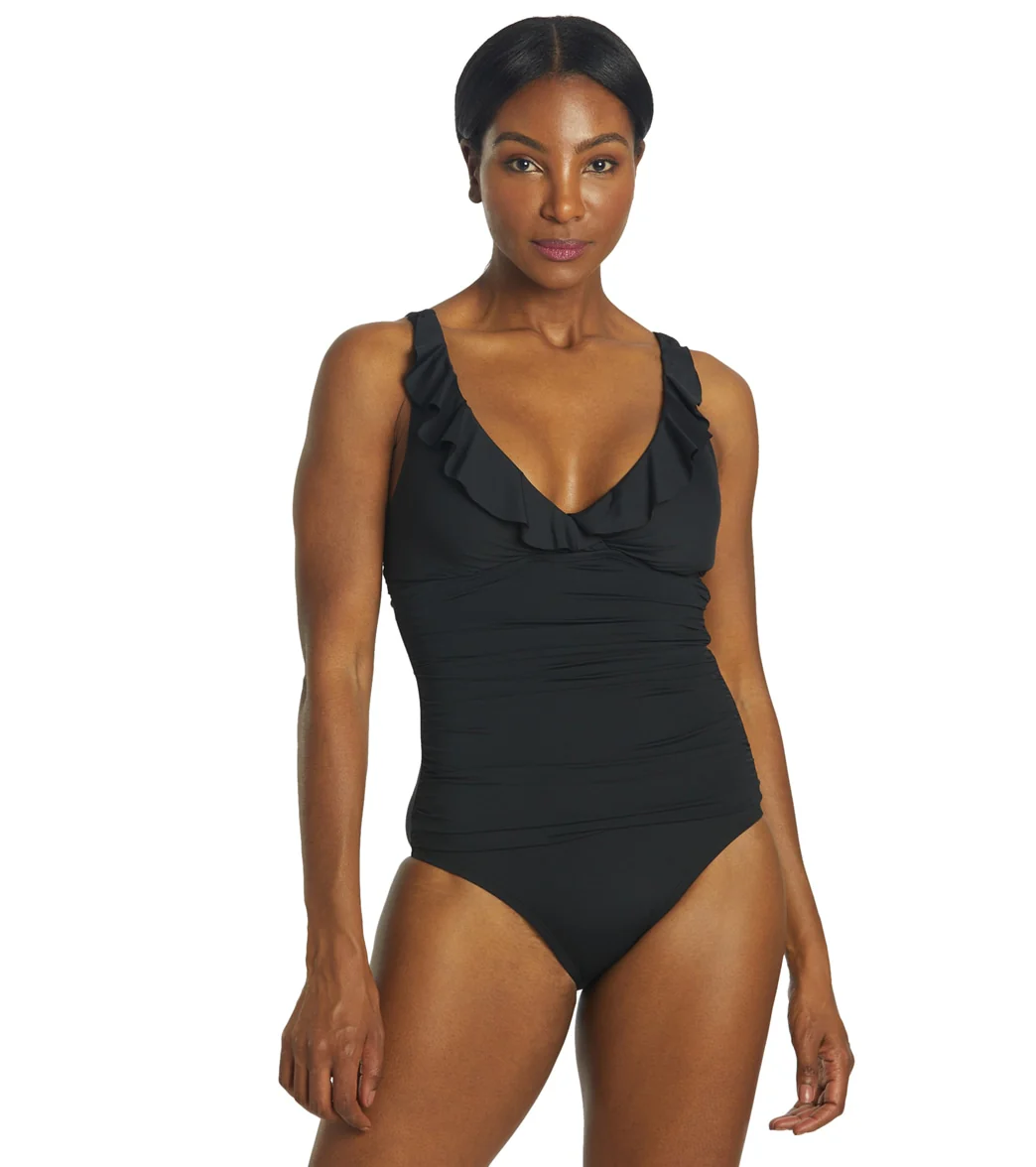 La Blanca Women's Island Goddess Ruffle One Piece Swimsuit - Image 9