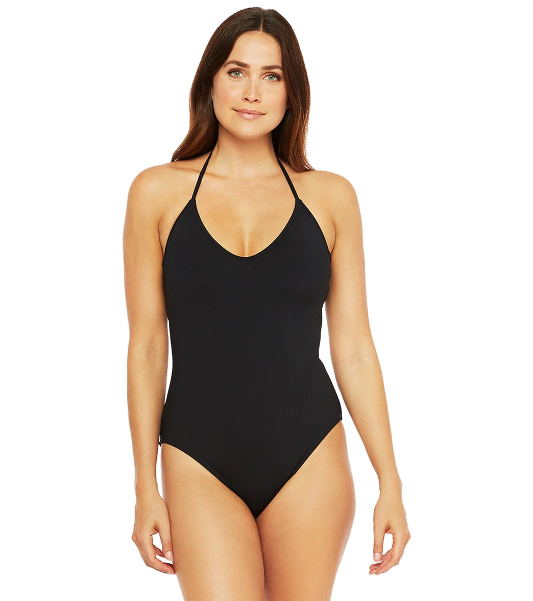 La Blanca Women's Island Goddess Scoop Lingerie One Piece Swimsuit