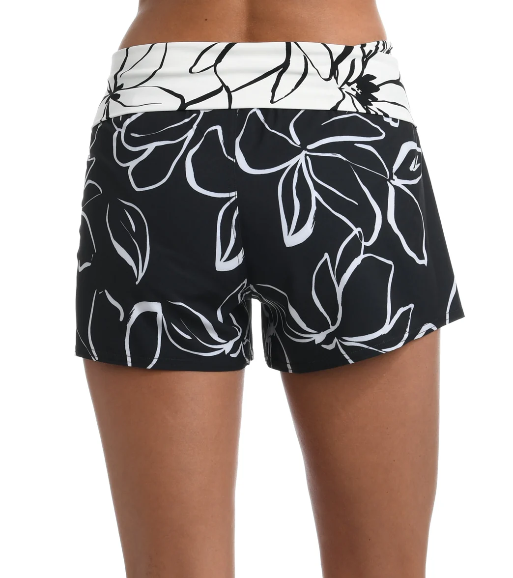 La Blanca Women's Moonlit Silhouette 3" Boardshort - Image 2