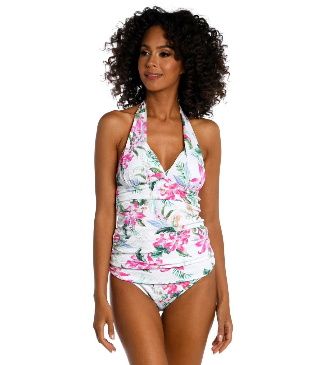 La Blanca Women's Mystic Palms Halter Tankini Top - Image 7