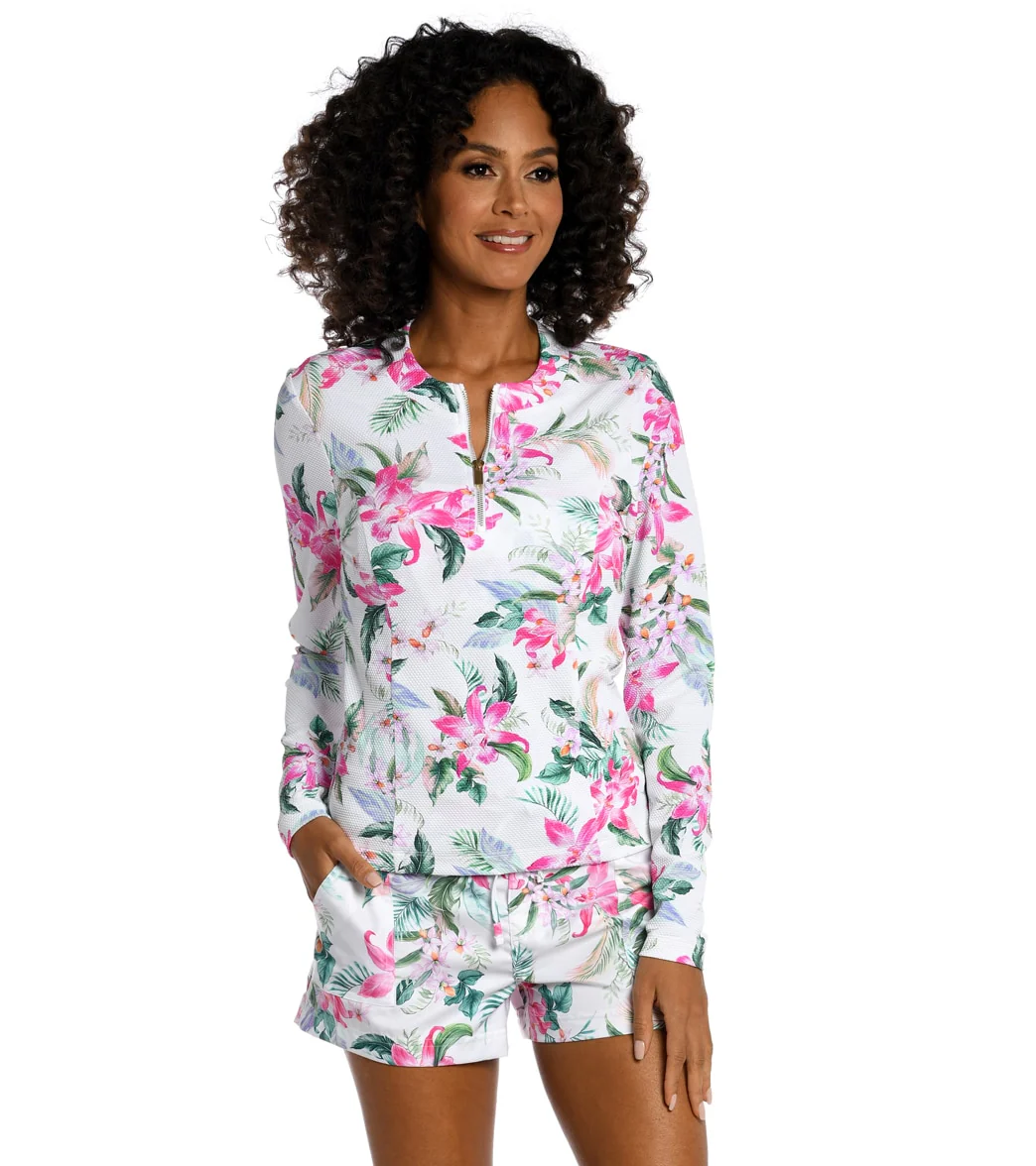 La Blanca Women's Mystic Palms Rash Guard - Image 5