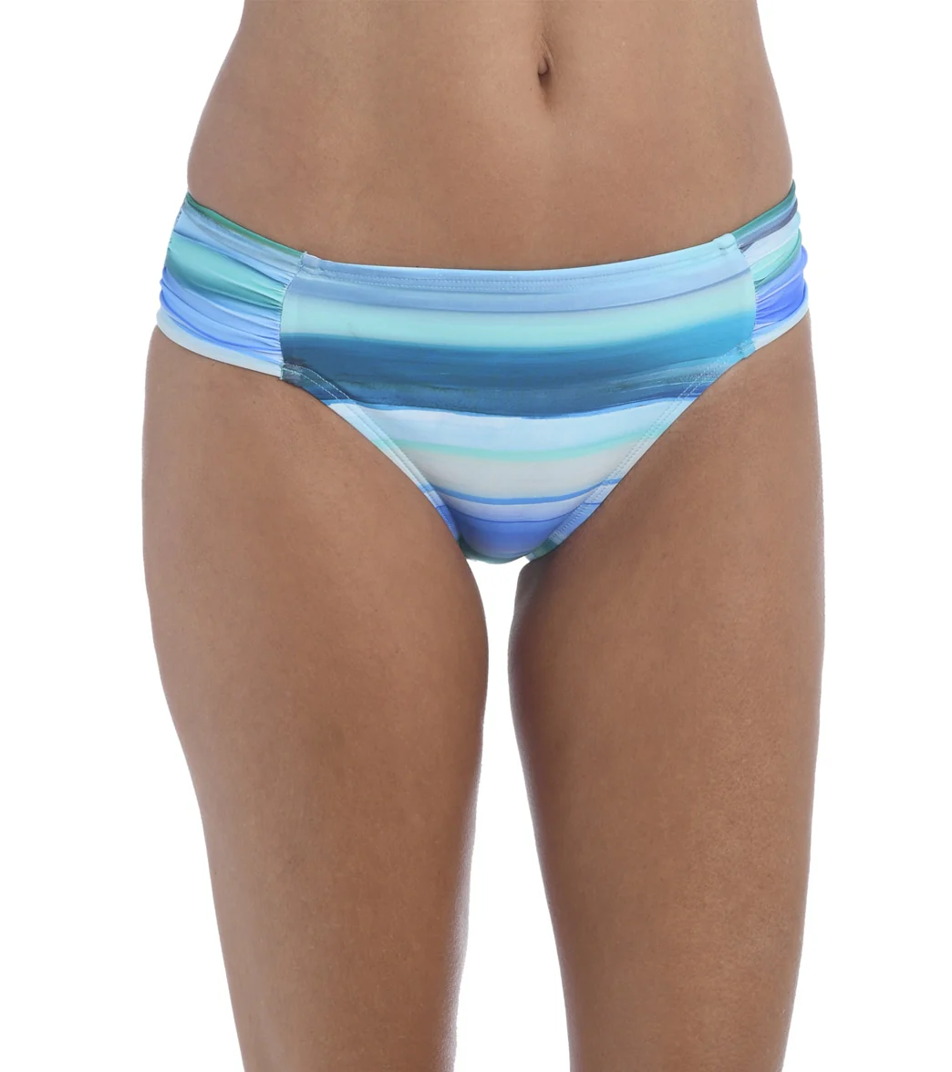 La Blanca Women's Ocean Tides Side Shirred Bikini Bottom - Image 5