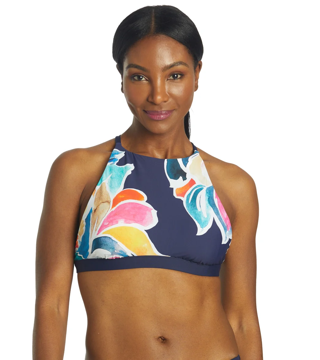 La Blanca Women's Petals In Bloom High Neck Top