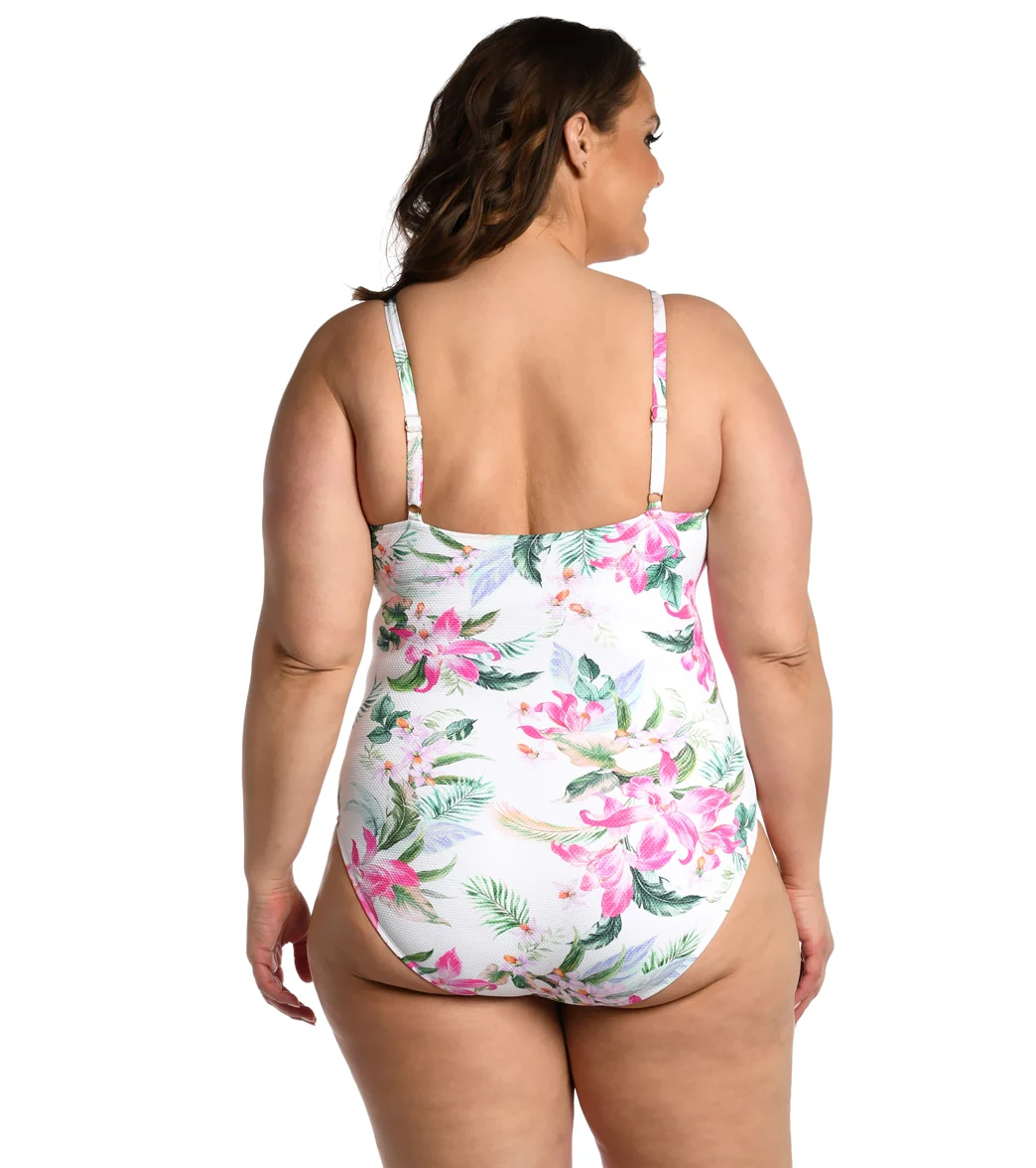 La Blanca Women's Plus Mystic Palms Lingerie One Piece Swimsuit - Image 2