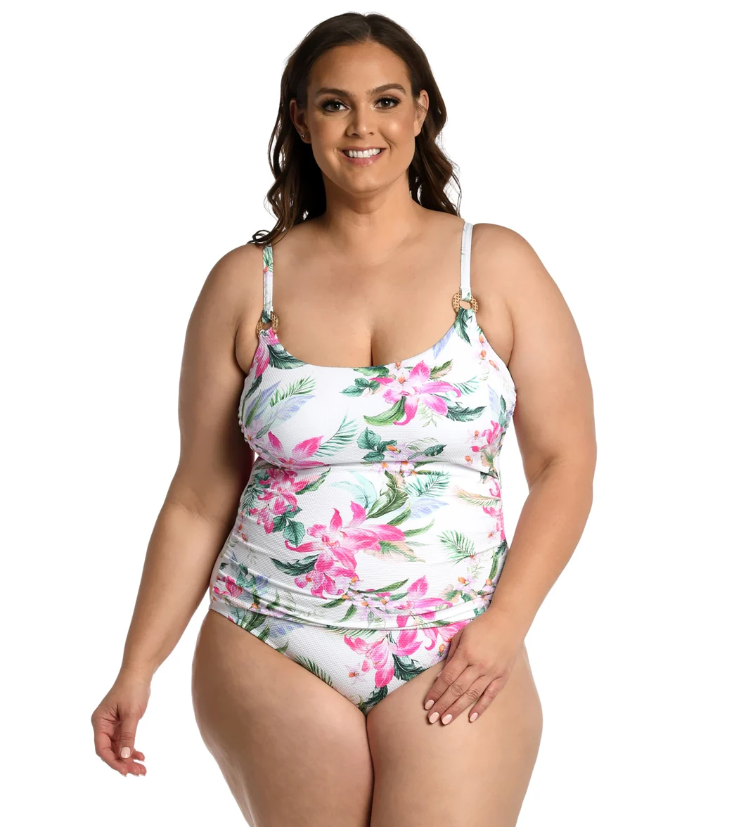 La Blanca Women's Plus Mystic Palms Lingerie One Piece Swimsuit - Image 5