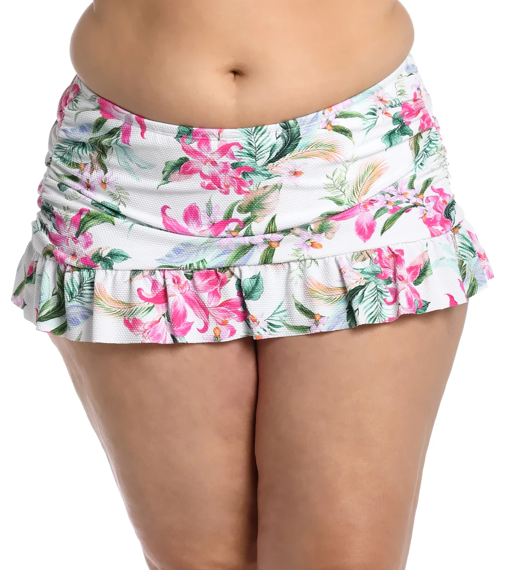 La Blanca Women's Plus Mystic Palms Swim Skirt - Image 6