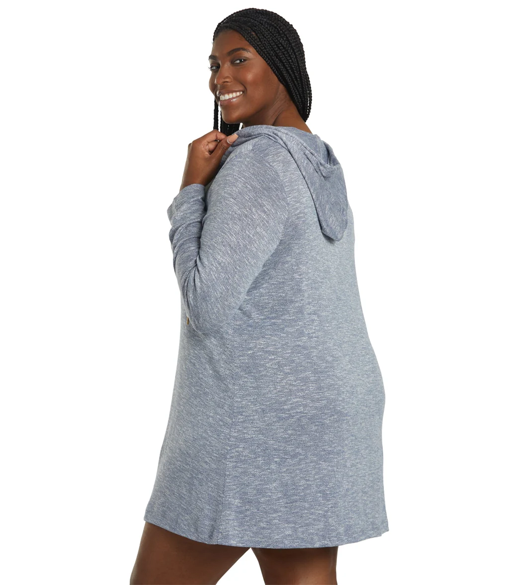 La Blanca Women's Plus Size Beach Cozy Sweater Hoodie - Image 3