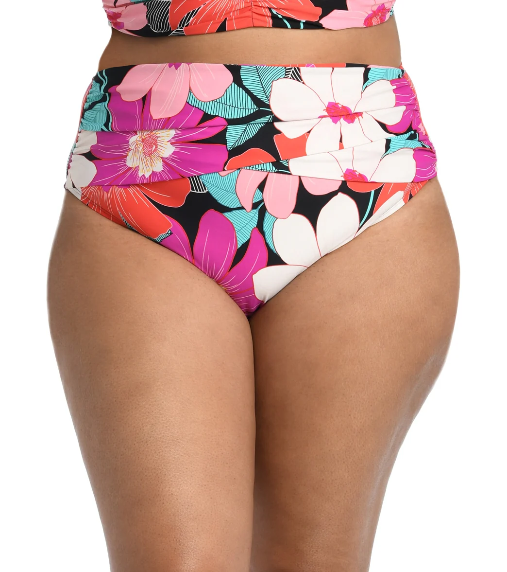 La Blanca Women's Plus Size In Full Bloom Bikini Bottom