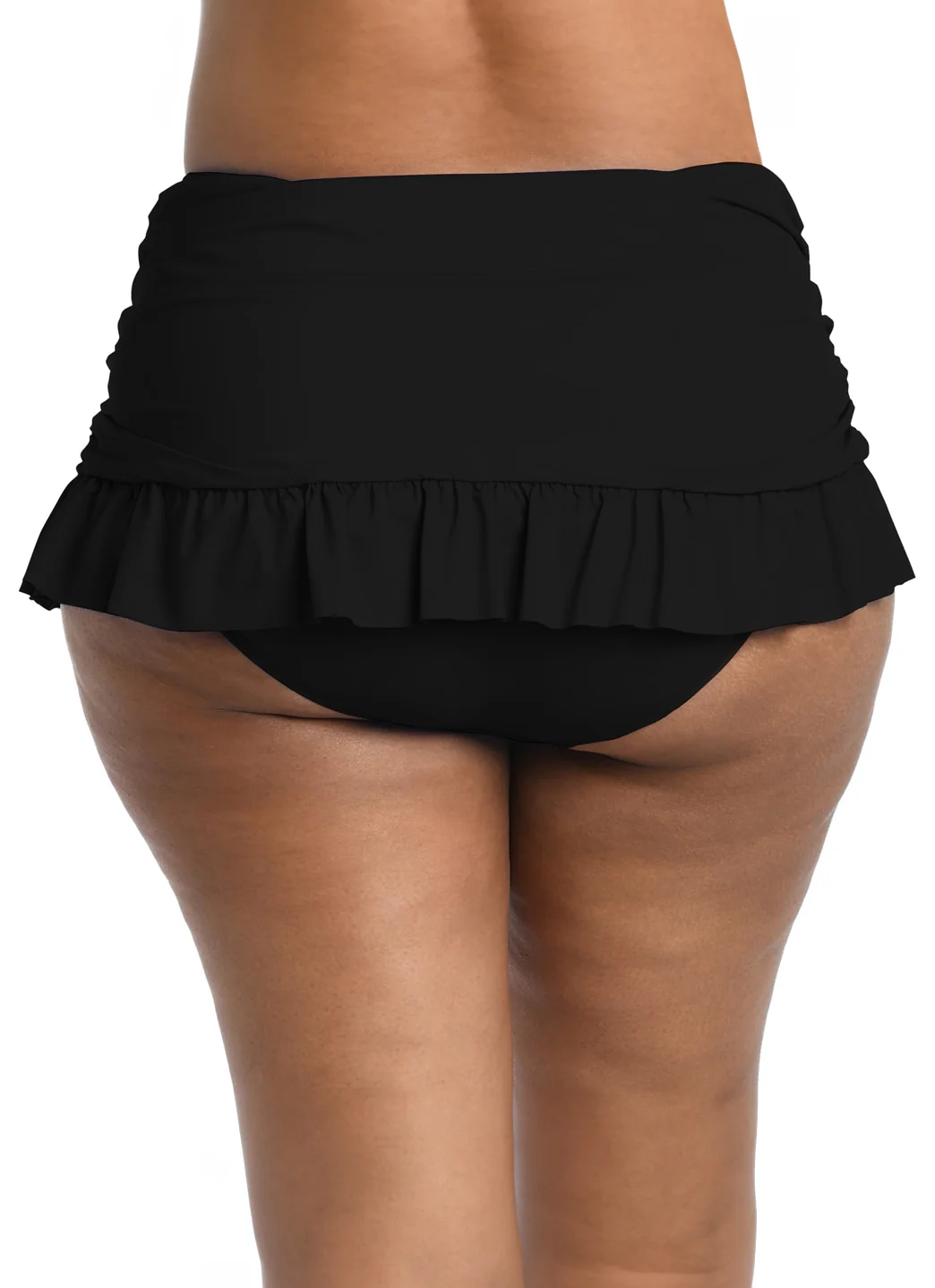La Blanca Women's Plus Size Island Goddess Ruffle Swim Skirt - Image 12