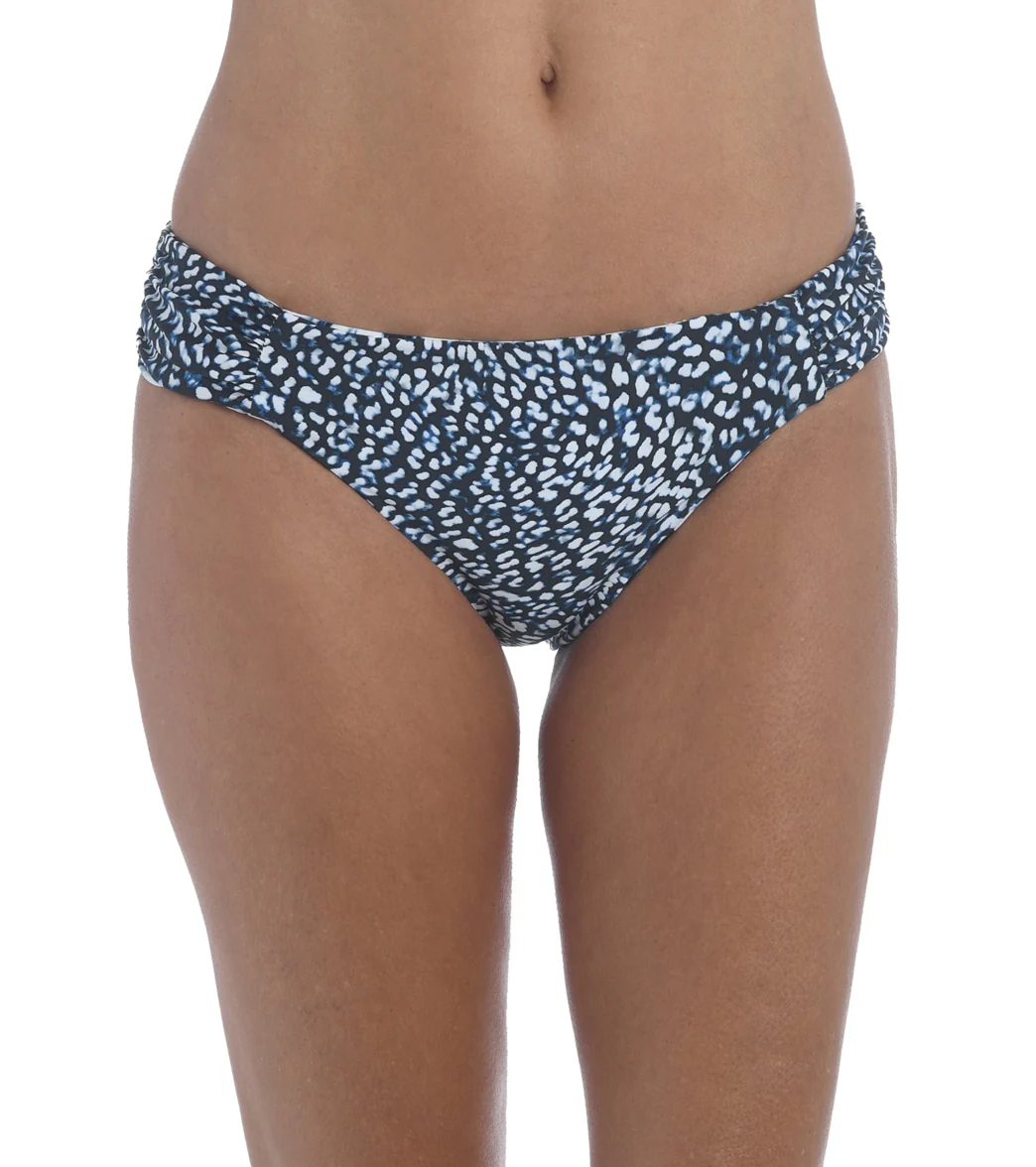 La Blanca Women's Reversible Animal Instinct Side Shirred Bikini Bottom - Image 3