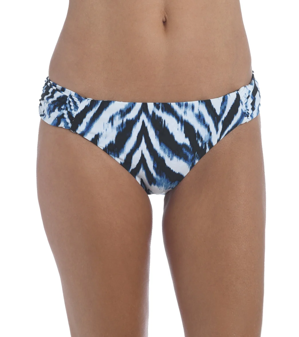 La Blanca Women's Reversible Animal Instinct Side Shirred Bikini Bottom - Image 6