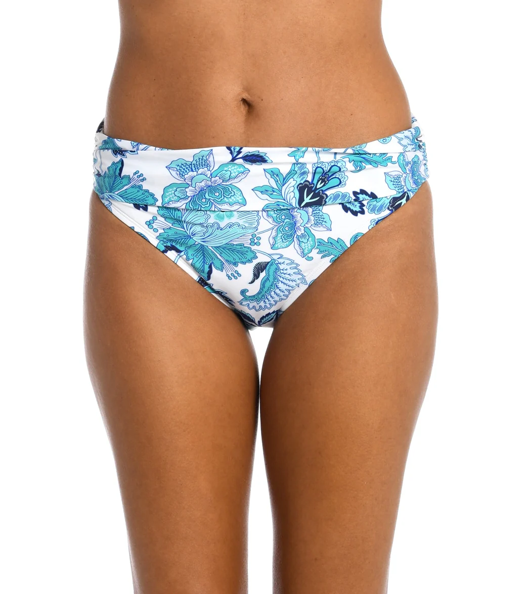 La Blanca Women's Santorini Sun Shirred Band Hipster Bikini Bottom - Image 6