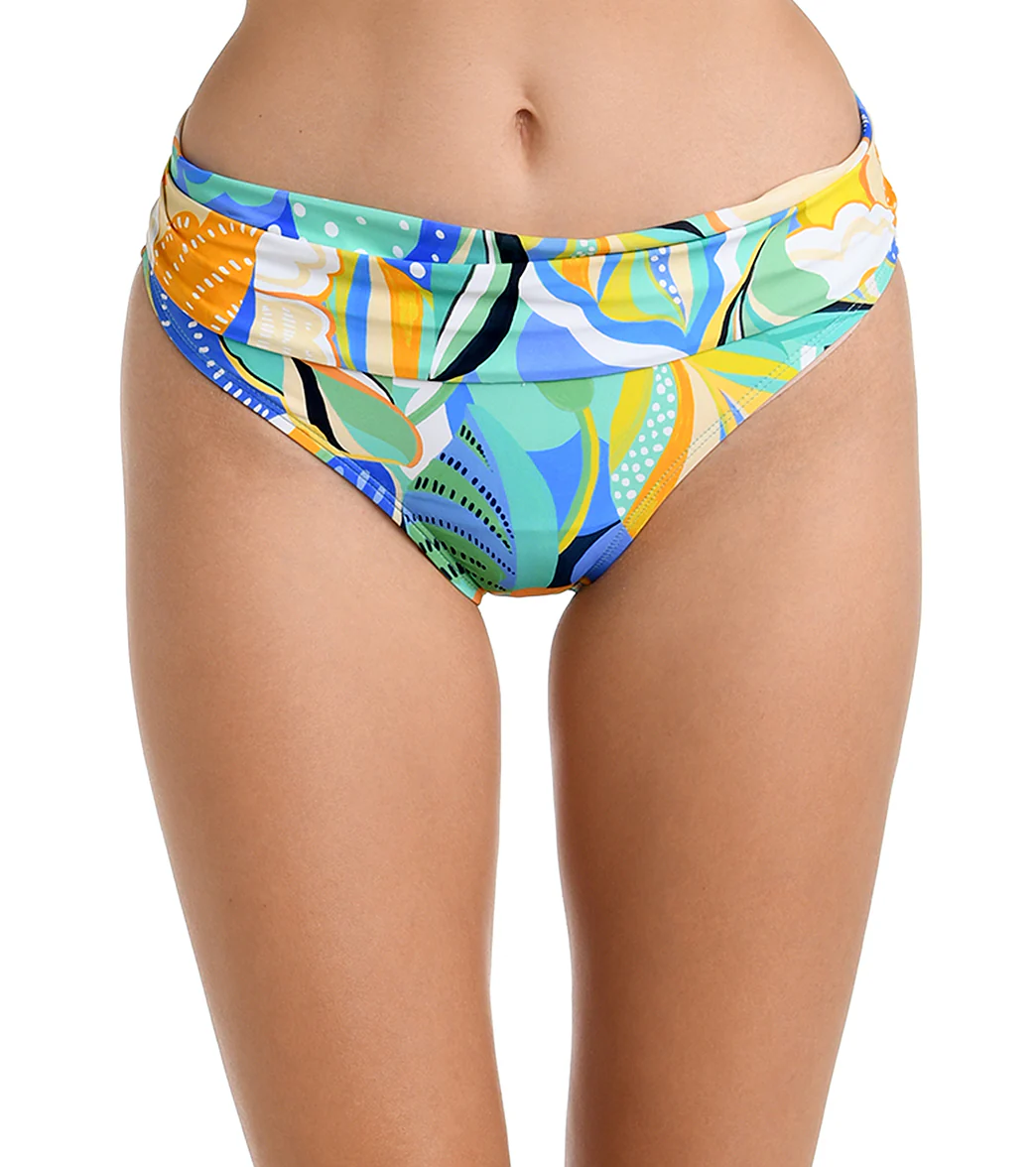 La Blanca Women's Sun In Sicily Shirred Band Hipster Bikini Bottom - Image 5