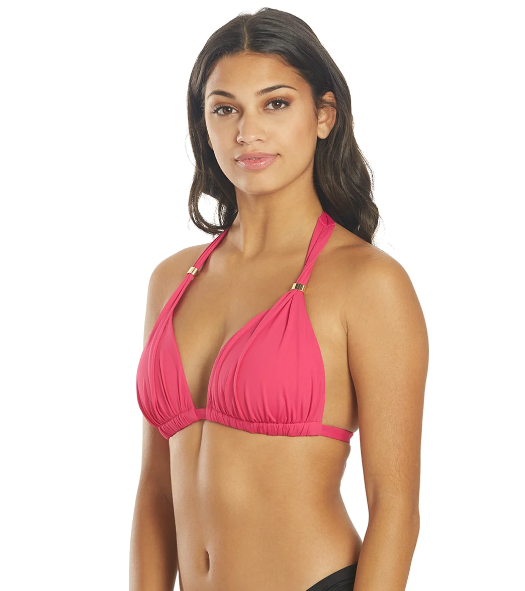Lauren Ralph Lauren Beach Club Solids Slider Bikini Top - Image 19