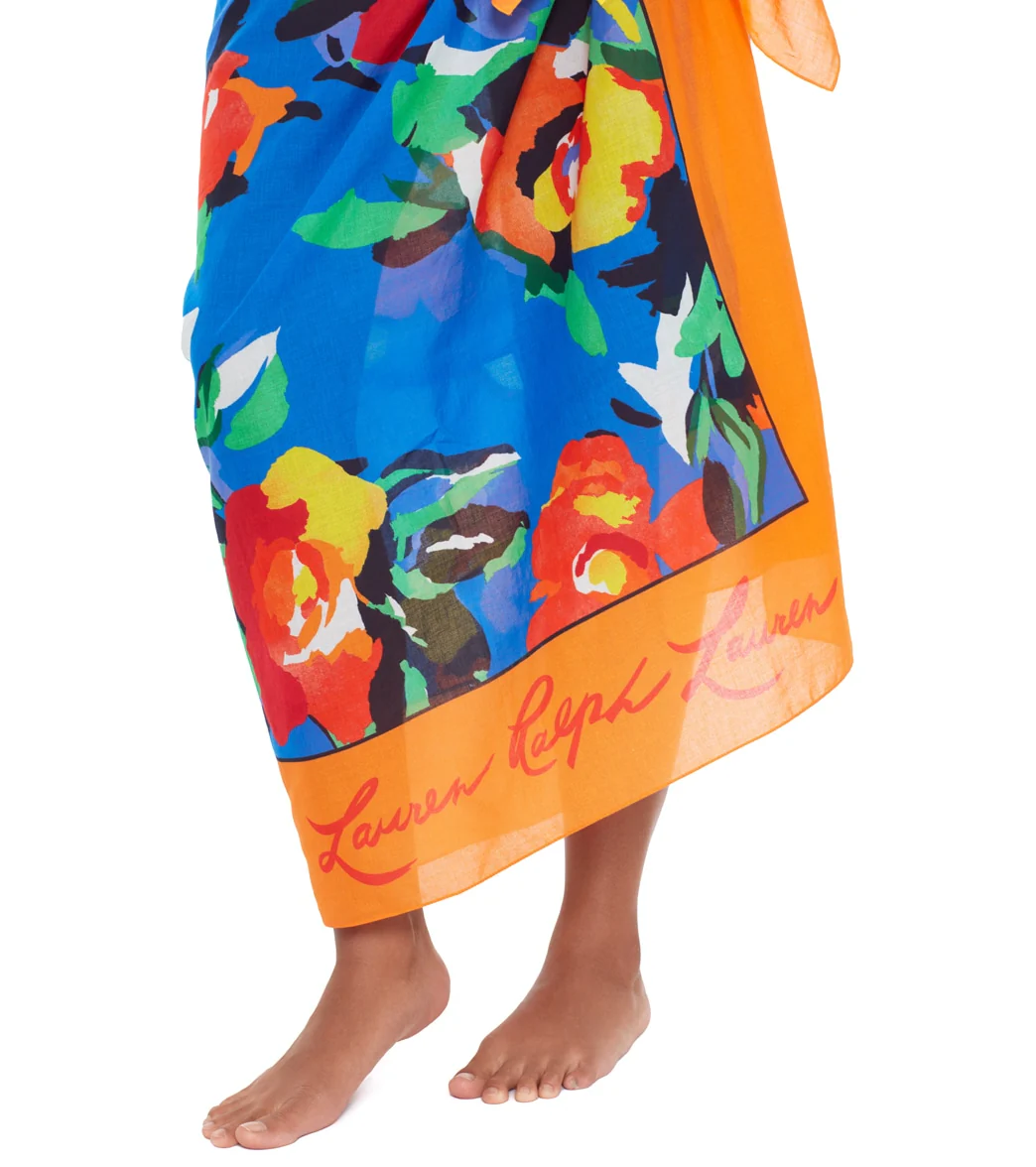 Lauren Ralph Lauren Bold Abstract Border Pareo - Image 5