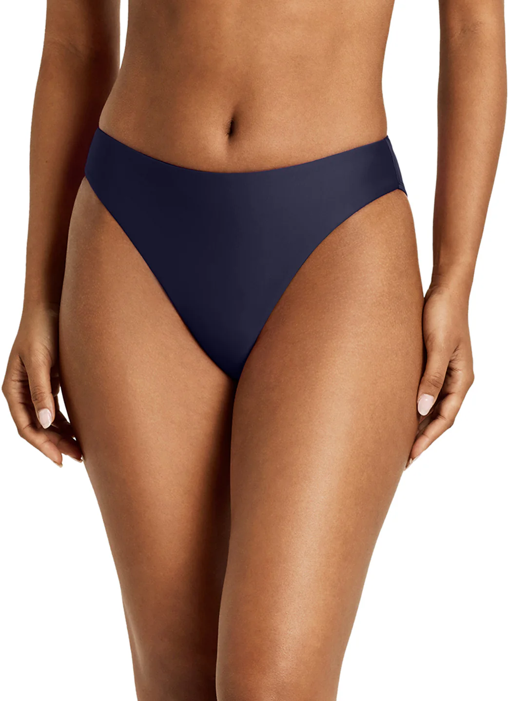 Lauren Ralph Lauren Women's Beach Club Solids Curved Waist Bikini Bottom - Image 8