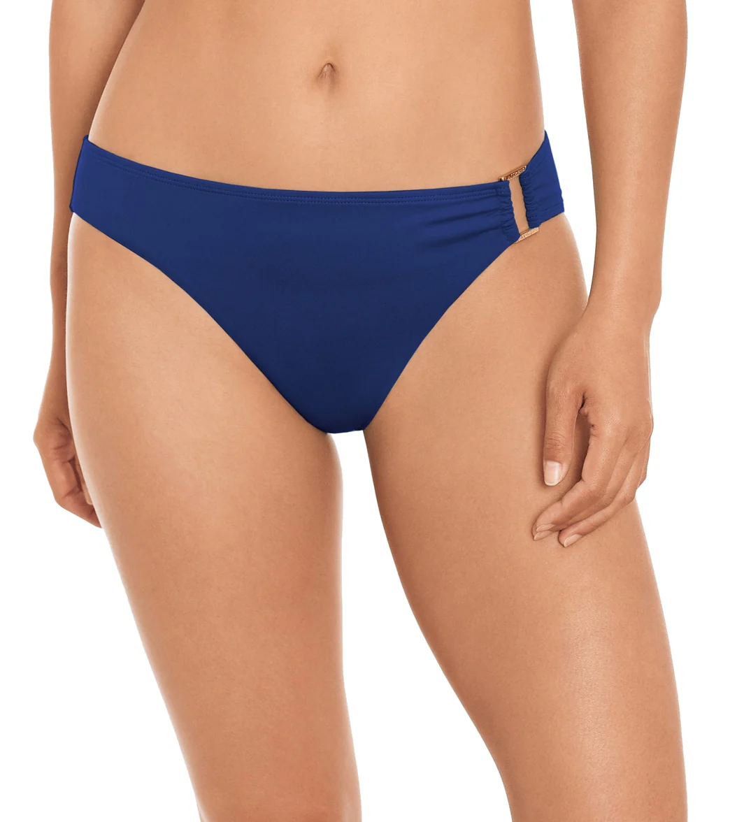 Lauren Ralph Lauren Women's Beach Club Solids Ring Hipster Bikini Bottom - Image 12