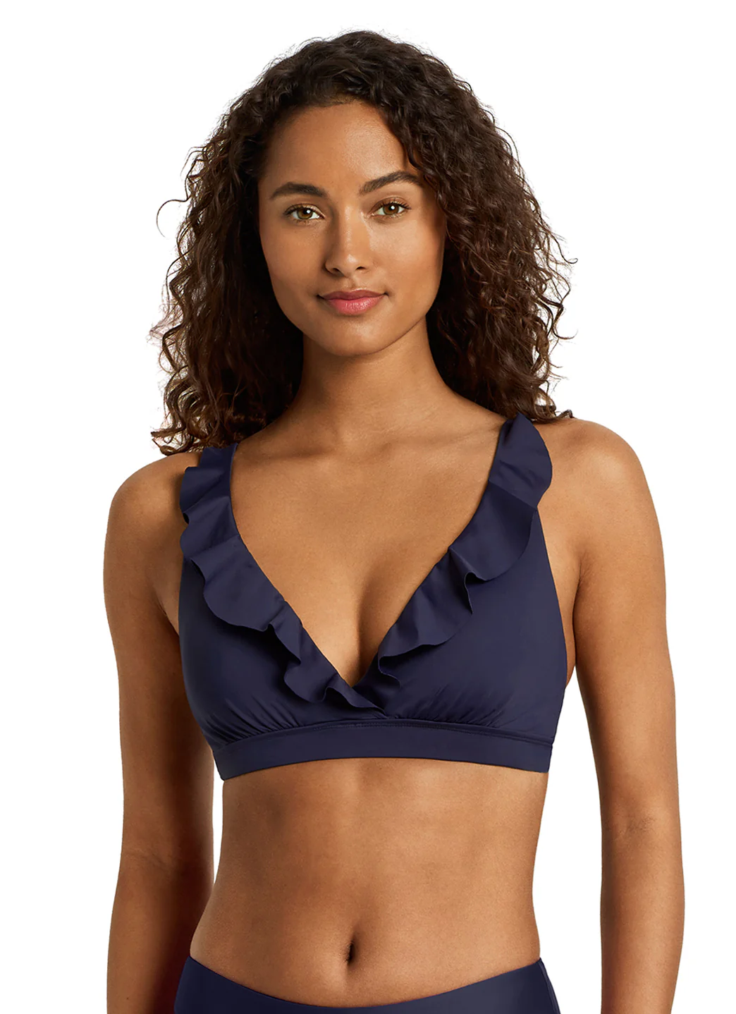 Lauren Ralph Lauren Women's Beach Club Solids Ruffle Underwire Bikini Top - Image 8