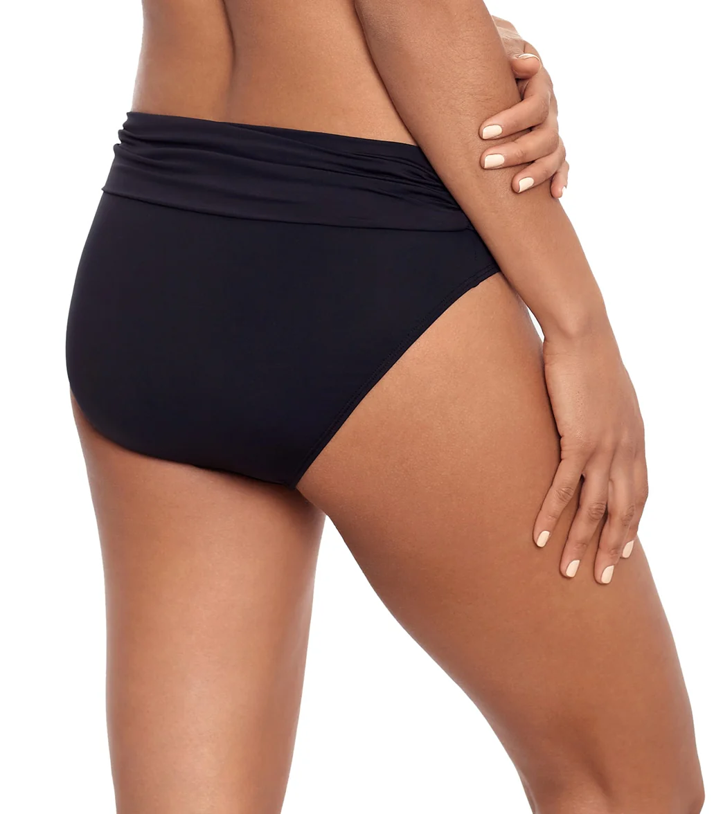 Lauren Ralph Lauren Women's Beach Club Solids Wide Shirred Banded Hipster Bikini Bottom - Image 19