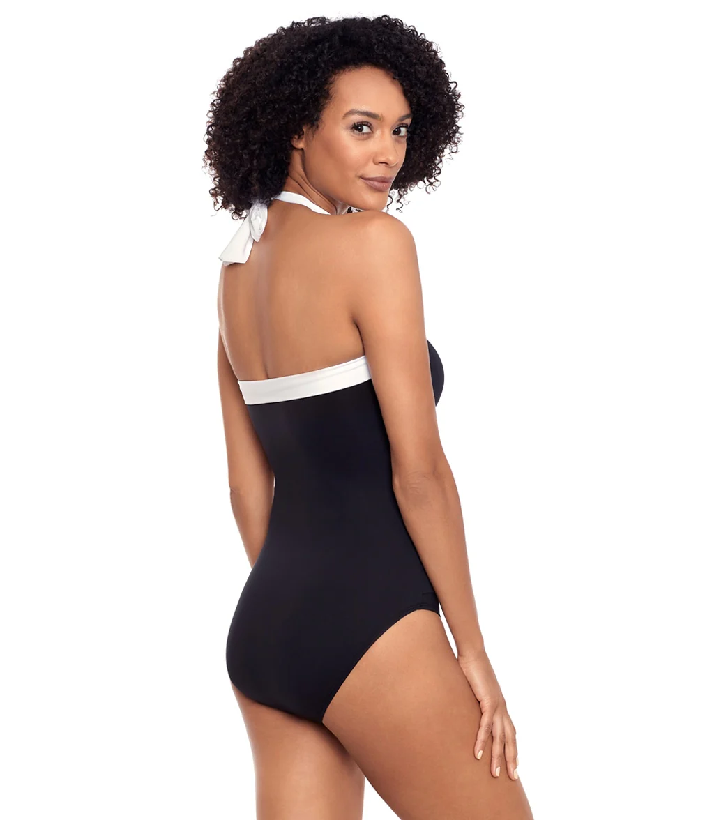 Lauren Ralph Lauren Women's Bel Air Bandeau One Piece Swimsuit - Image 12