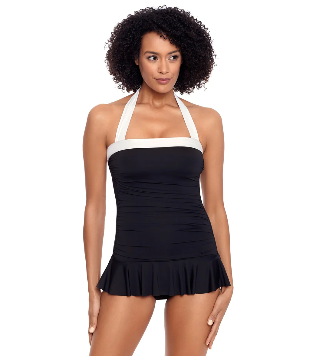 Lauren Ralph Lauren Women's Bel Air Skirted One Piece Swimsuit - Image 12