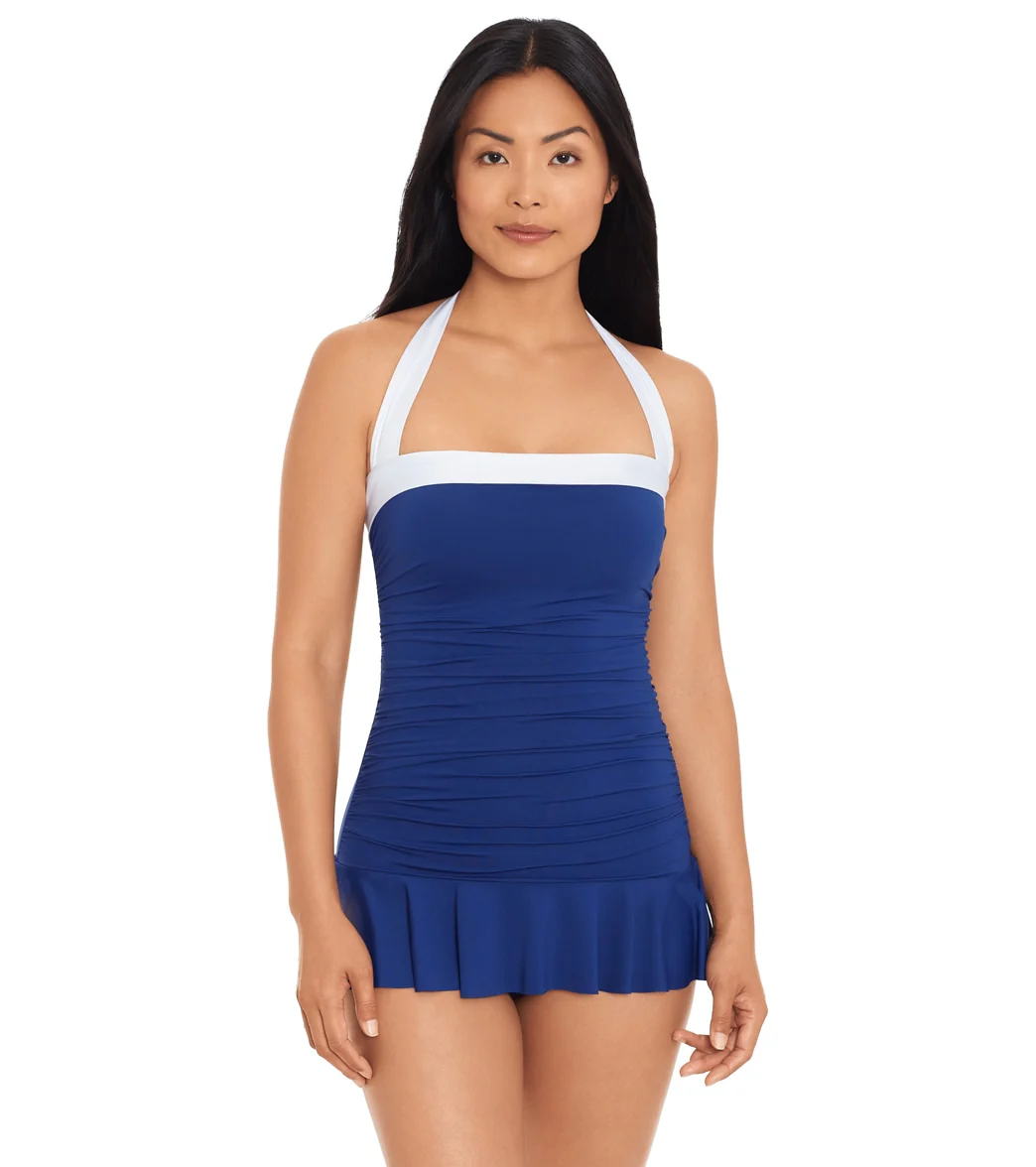 Lauren Ralph Lauren Women's Bel Air Skirted One Piece Swimsuit - Image 5