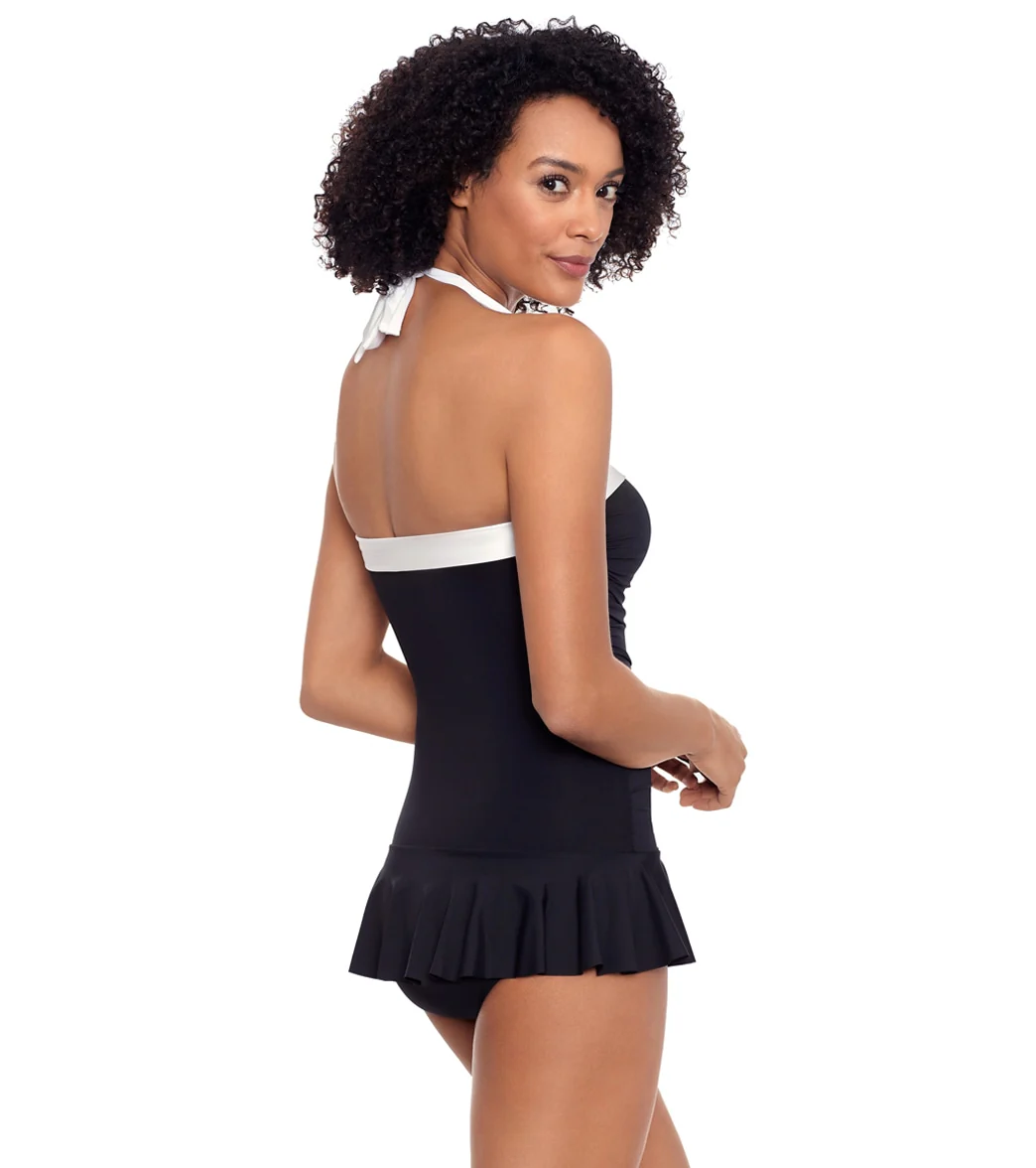 Lauren Ralph Lauren Women's Bel Air Skirted One Piece Swimsuit - Image 7