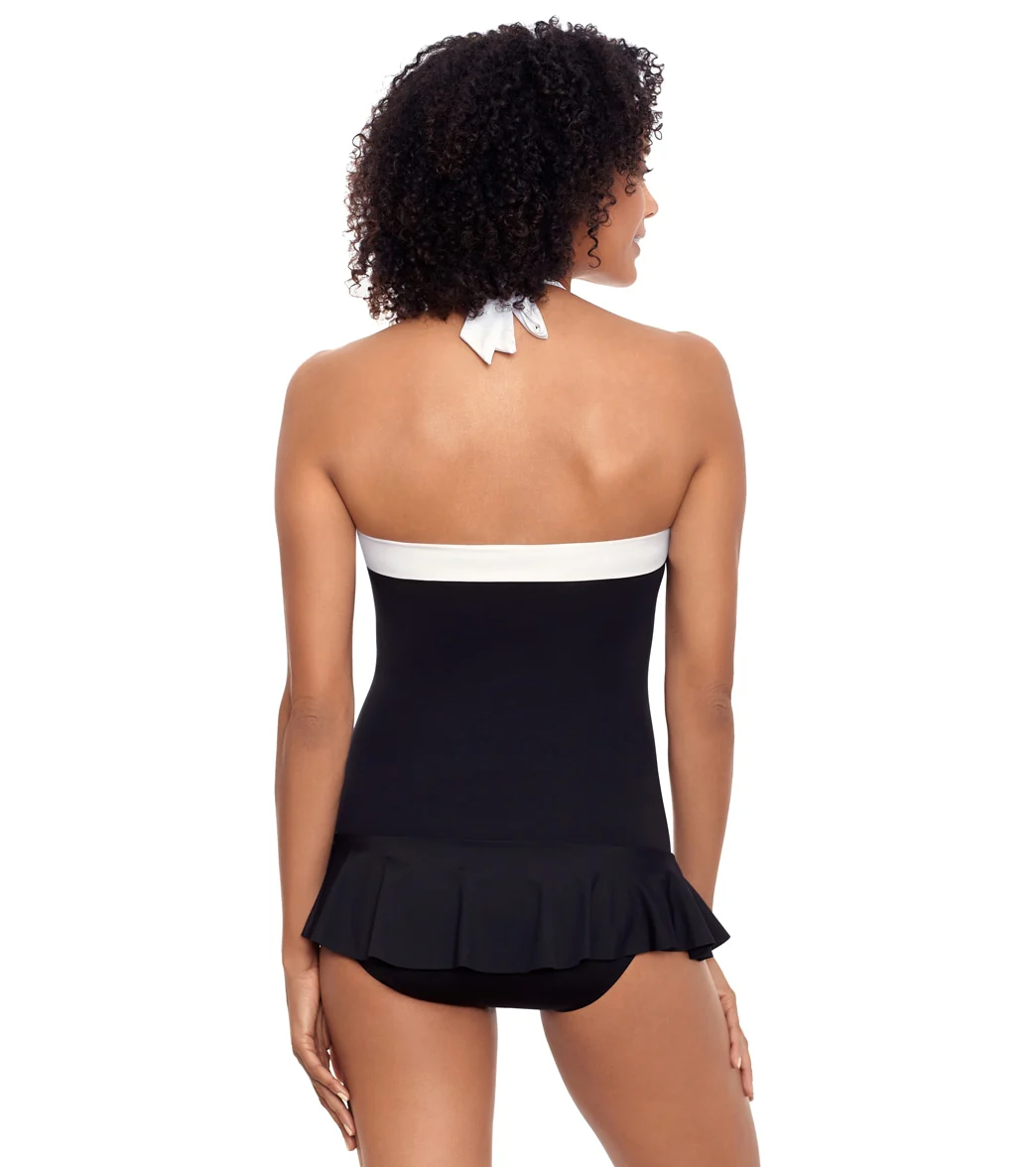 Lauren Ralph Lauren Women's Bel Air Skirted One Piece Swimsuit - Image 8