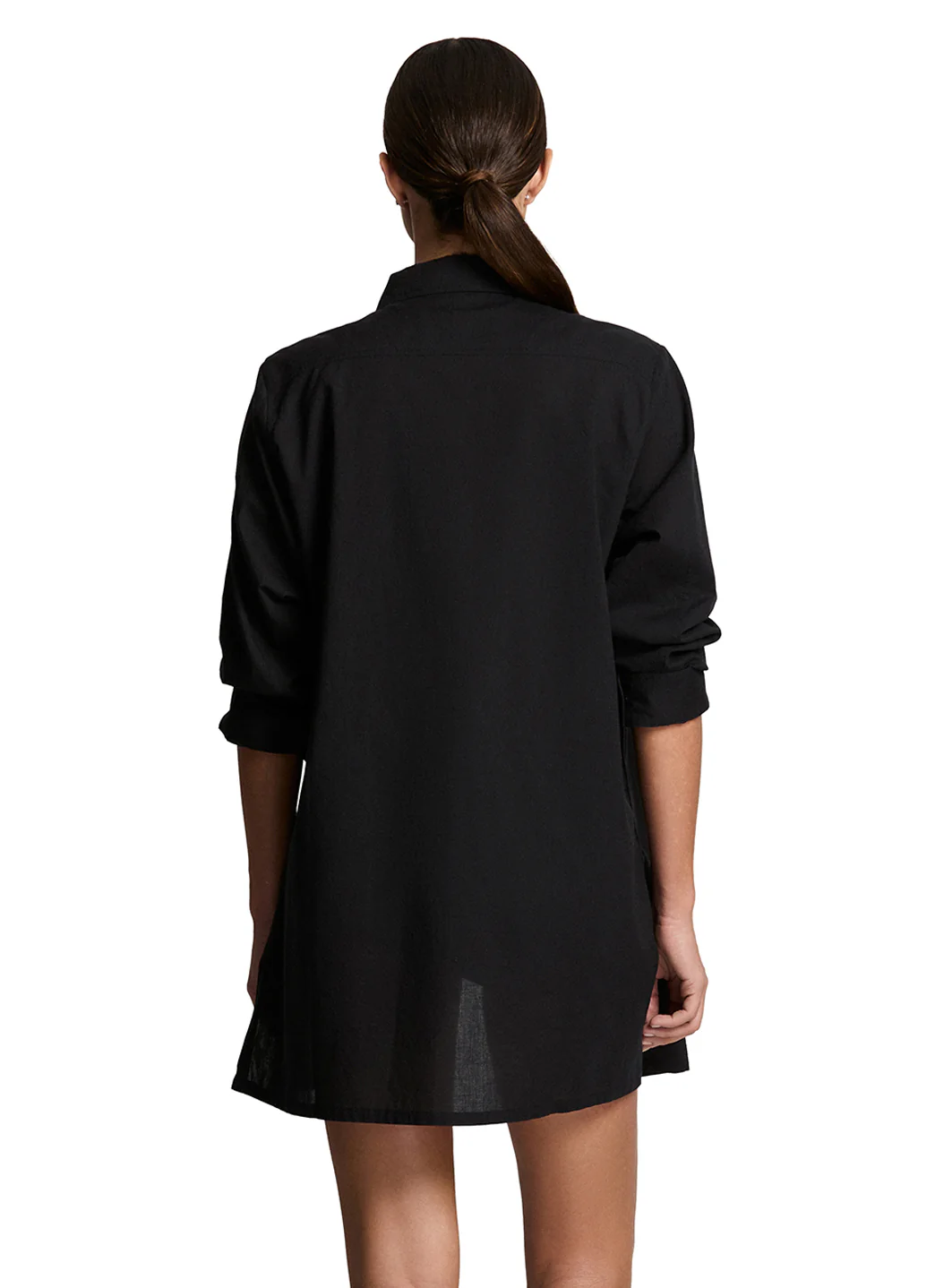 Lauren Ralph Lauren Women's Cotton Logo Embroidered Cover Up Shirt - Image 5