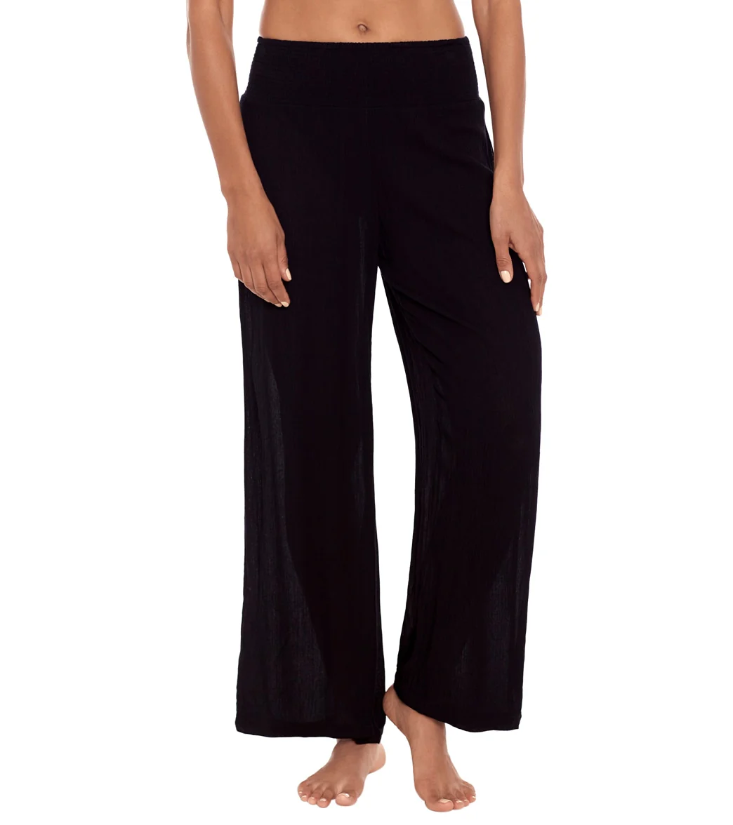 Lauren Ralph Lauren Women's Crinkle Rayon Cover Up Pant - Image 12